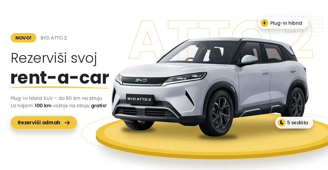 BYD hero Renta a drive
